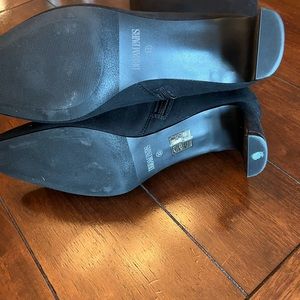 DREAM PAIRS Women's Knee High Suede Chunky Heel Side Zipper Fashion Boots